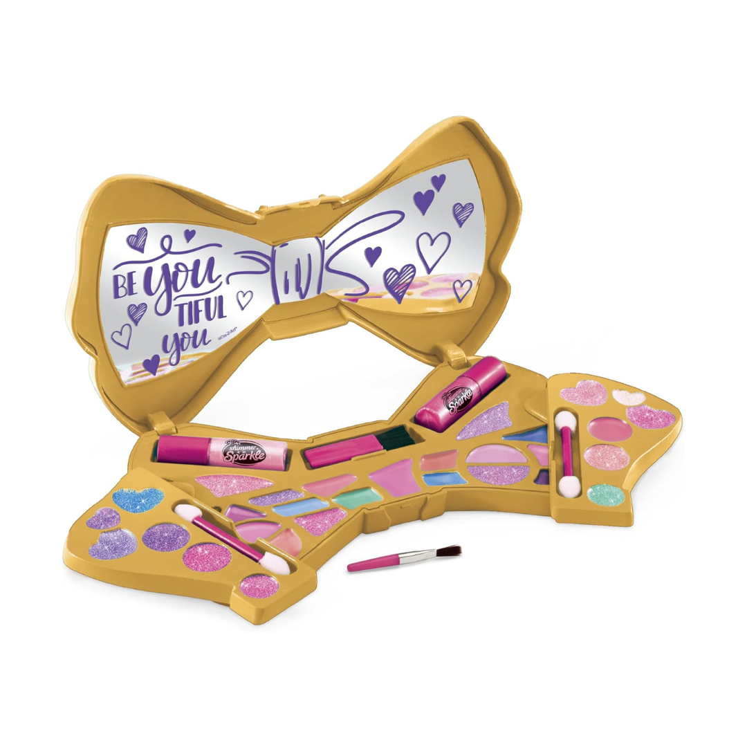 Shimmer 'n Sparkle Bow Beauty Compact - All in one Beauty Compact Multicolor Age-8 Years & Above