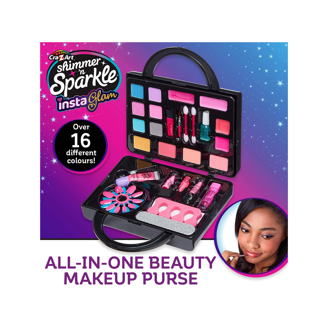 Shimmer 'n Sparkle All in One Beauty Make-Up Purse Multicolor Age-8 Years & Above