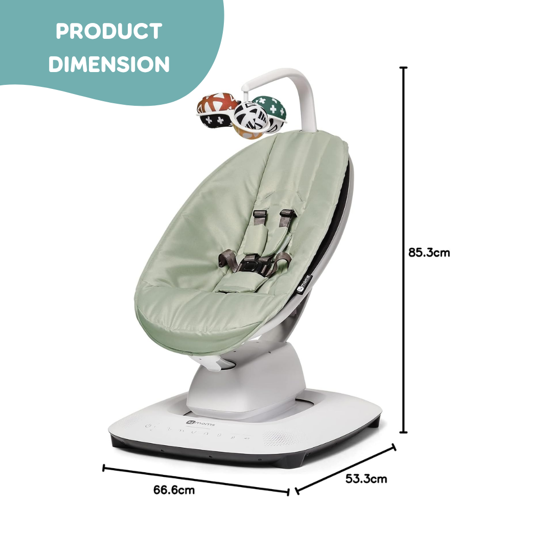 4moms mamaRoo Multi-Motion Baby Swing Sage Green Age- Newborn & Above