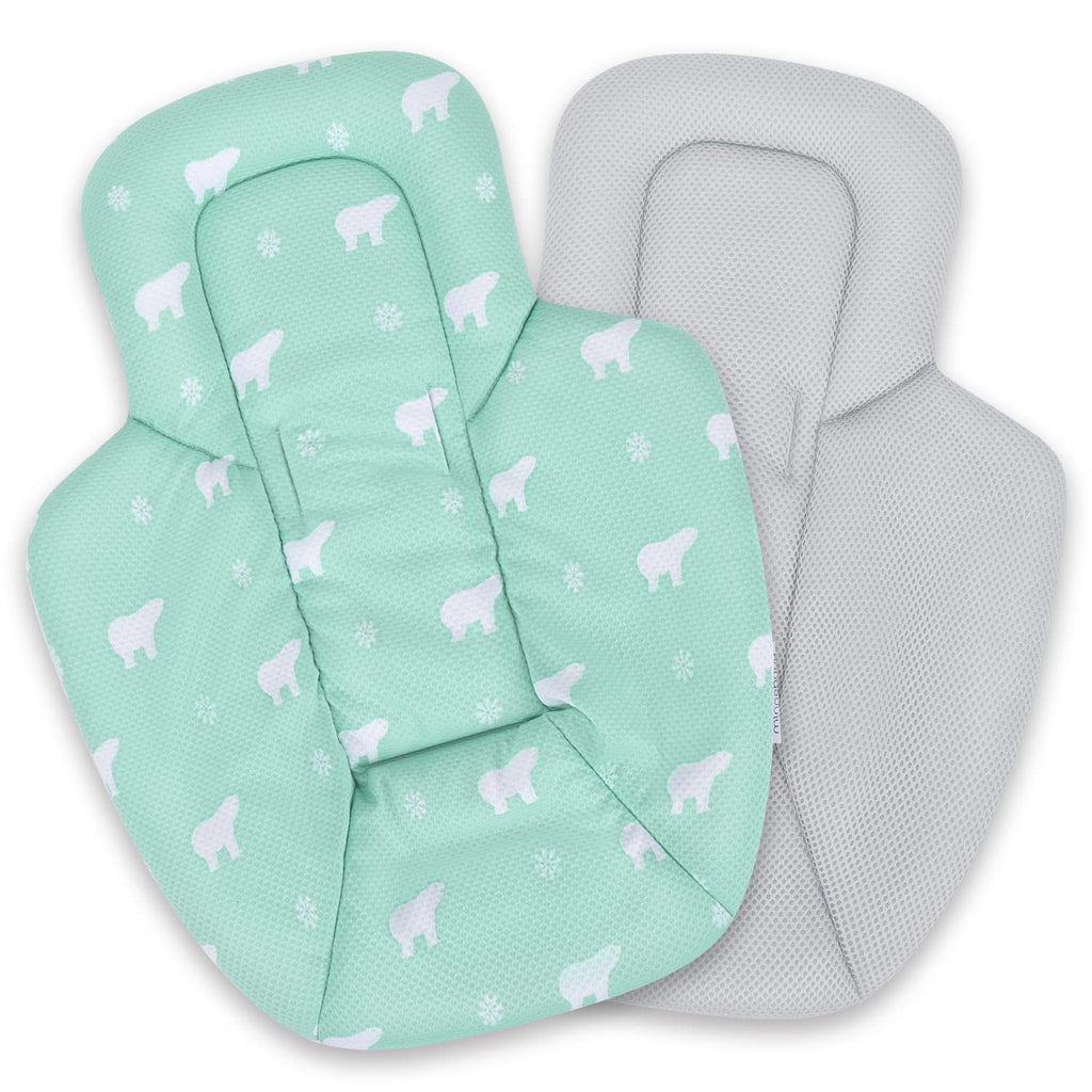 4Moms Mamaroo / Rockaroo Newborn Cool Mesh Insert Mint Green Age-Newborn & Above