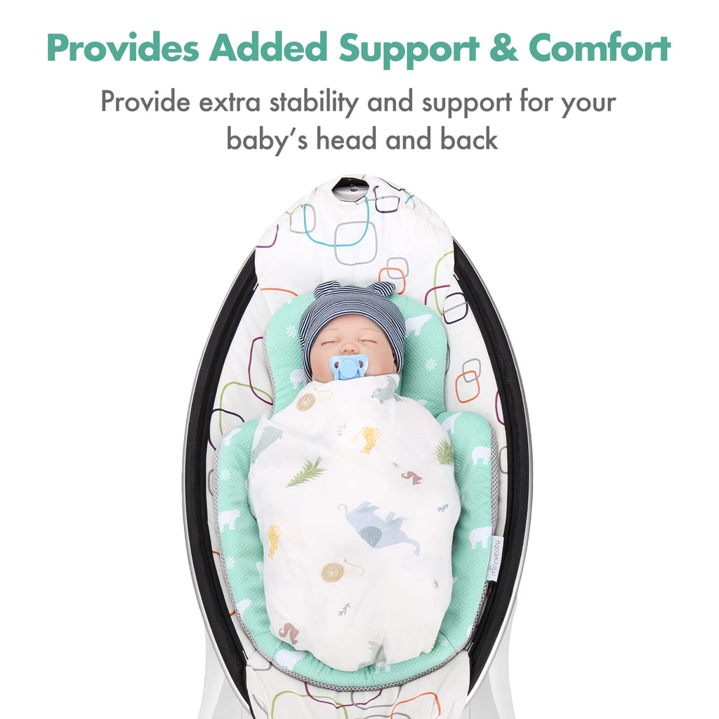 4Moms Mamaroo / Rockaroo Newborn Cool Mesh Insert Mint Green Age-Newborn & Above
