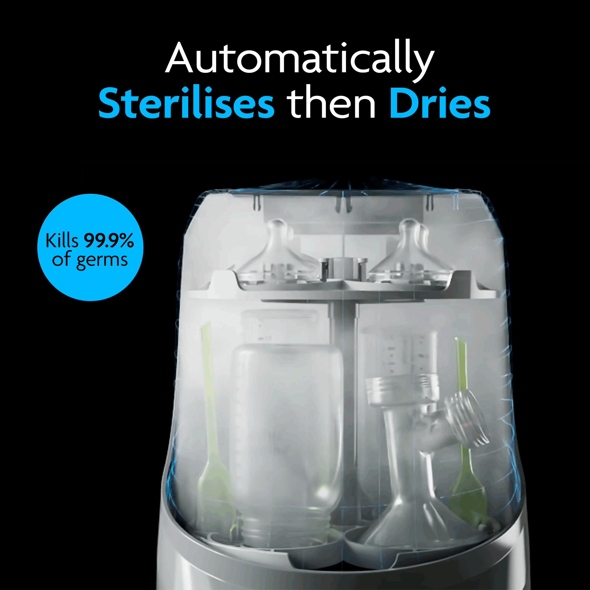Baby Brezza Bottle Washer Pro Black Age- Newborn & Above