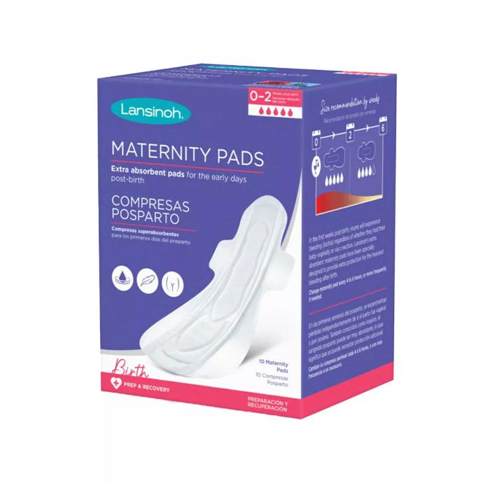 Lansinoh Aternity Pads After Birth Extra Absorbent With Wings - Pack