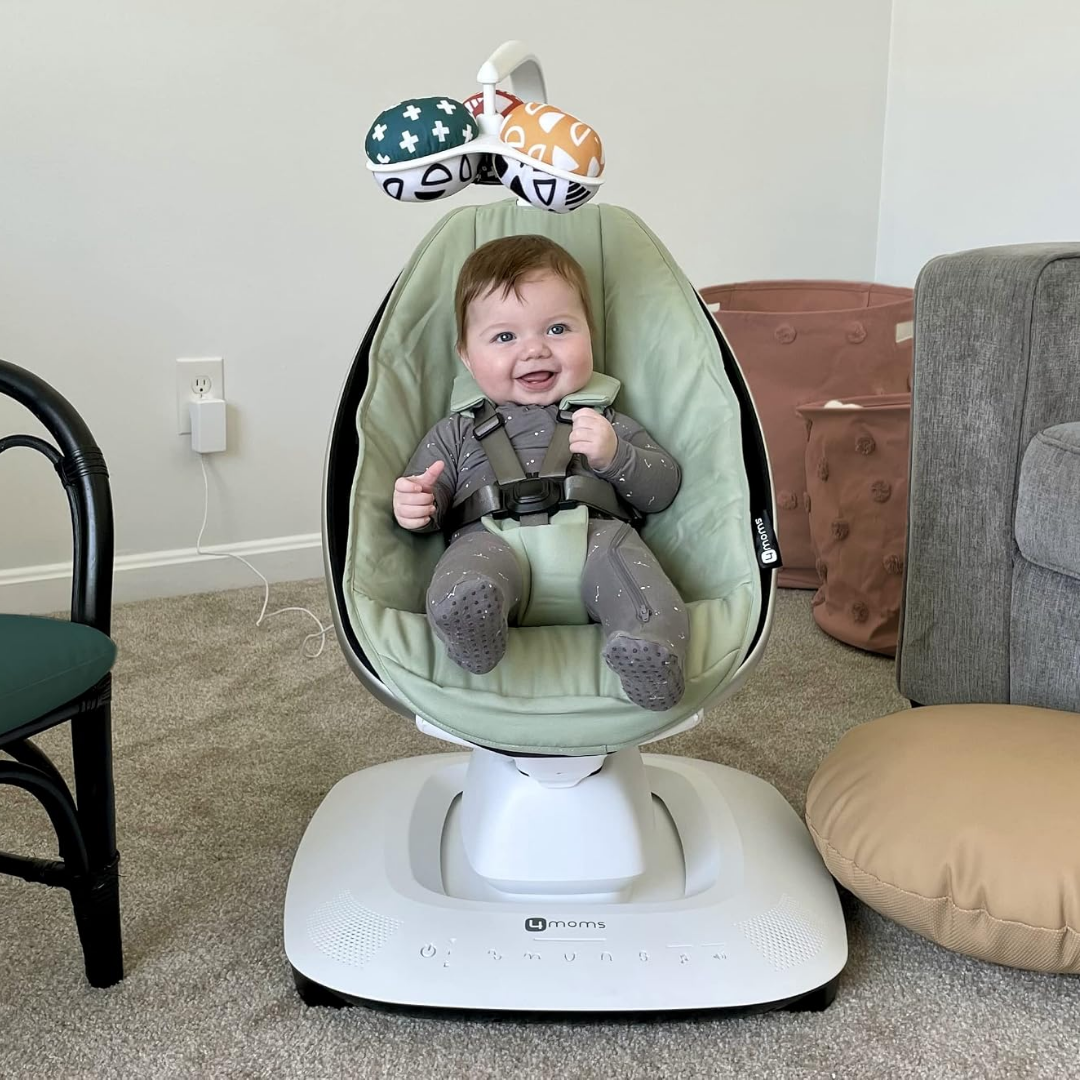 4moms mamaRoo Multi-Motion Baby Swing Sage Green Age- Newborn & Above