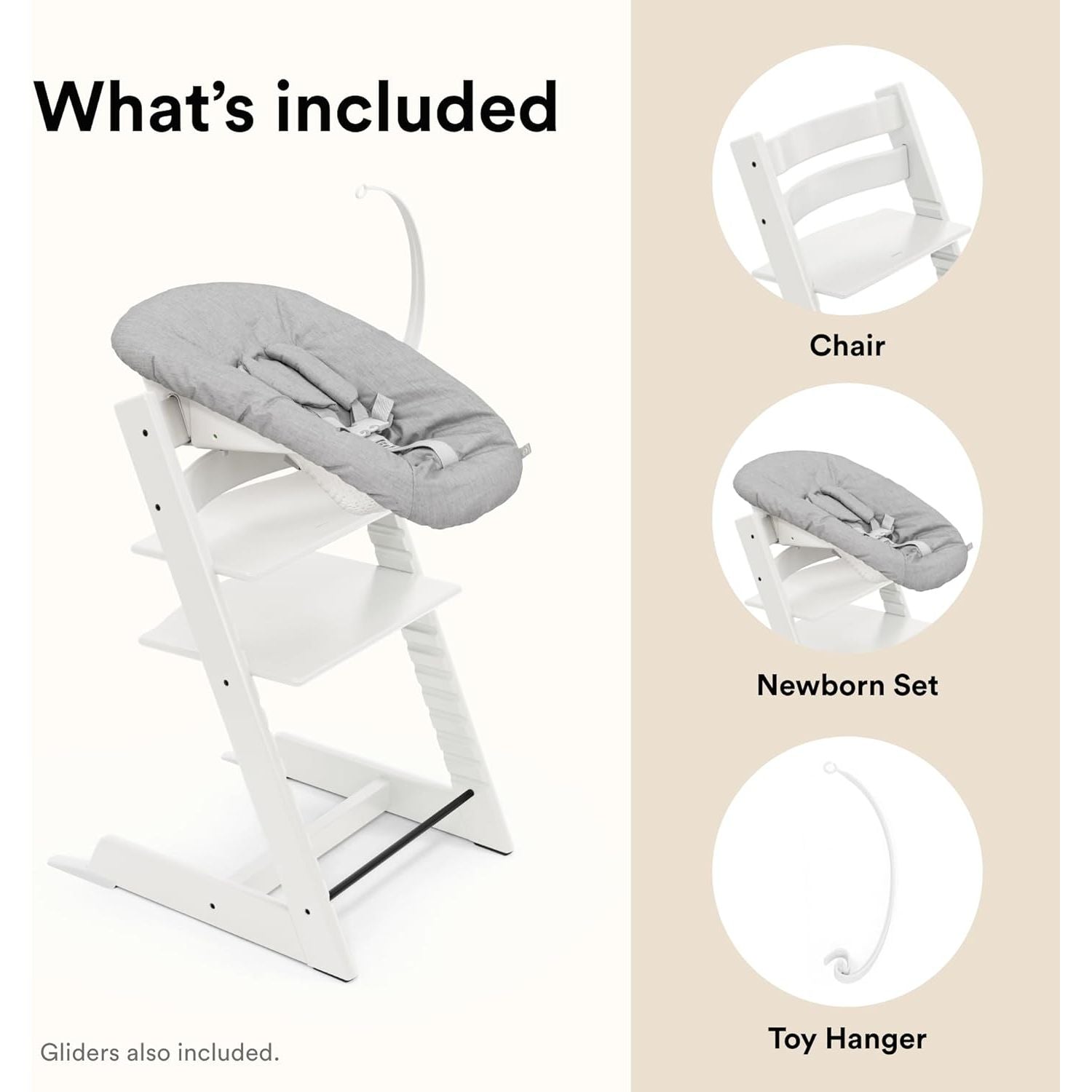 Stokke Tripp Trapp Chair White Age- Newborn & Above