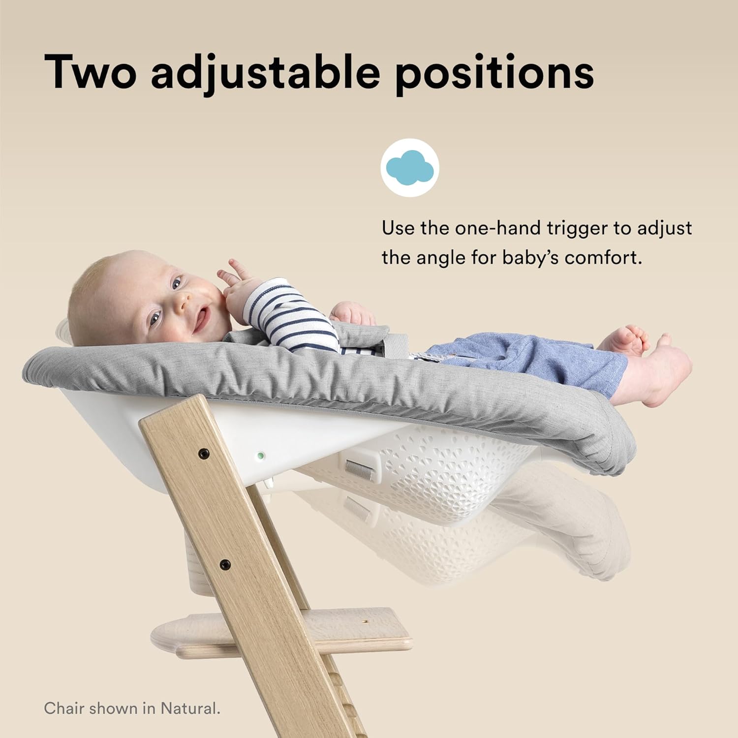 Stokke Tripp Trapp Chair White Age- Newborn & Above