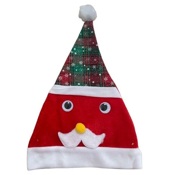 Pibi Santa Hat with Merry Christmas Red/White