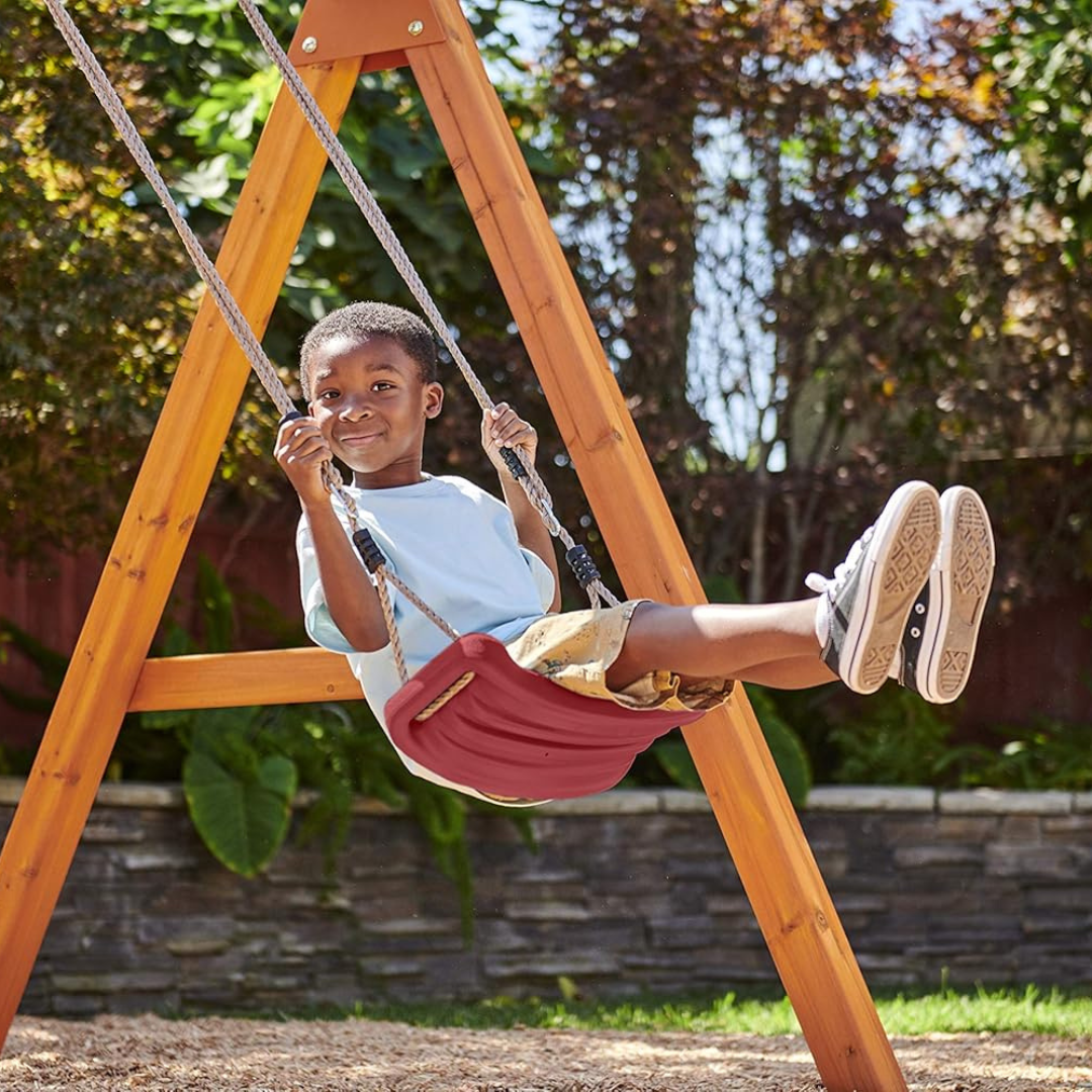 Kids Swing Wooden Swing And Slide Little Tikes Cute Squirrel