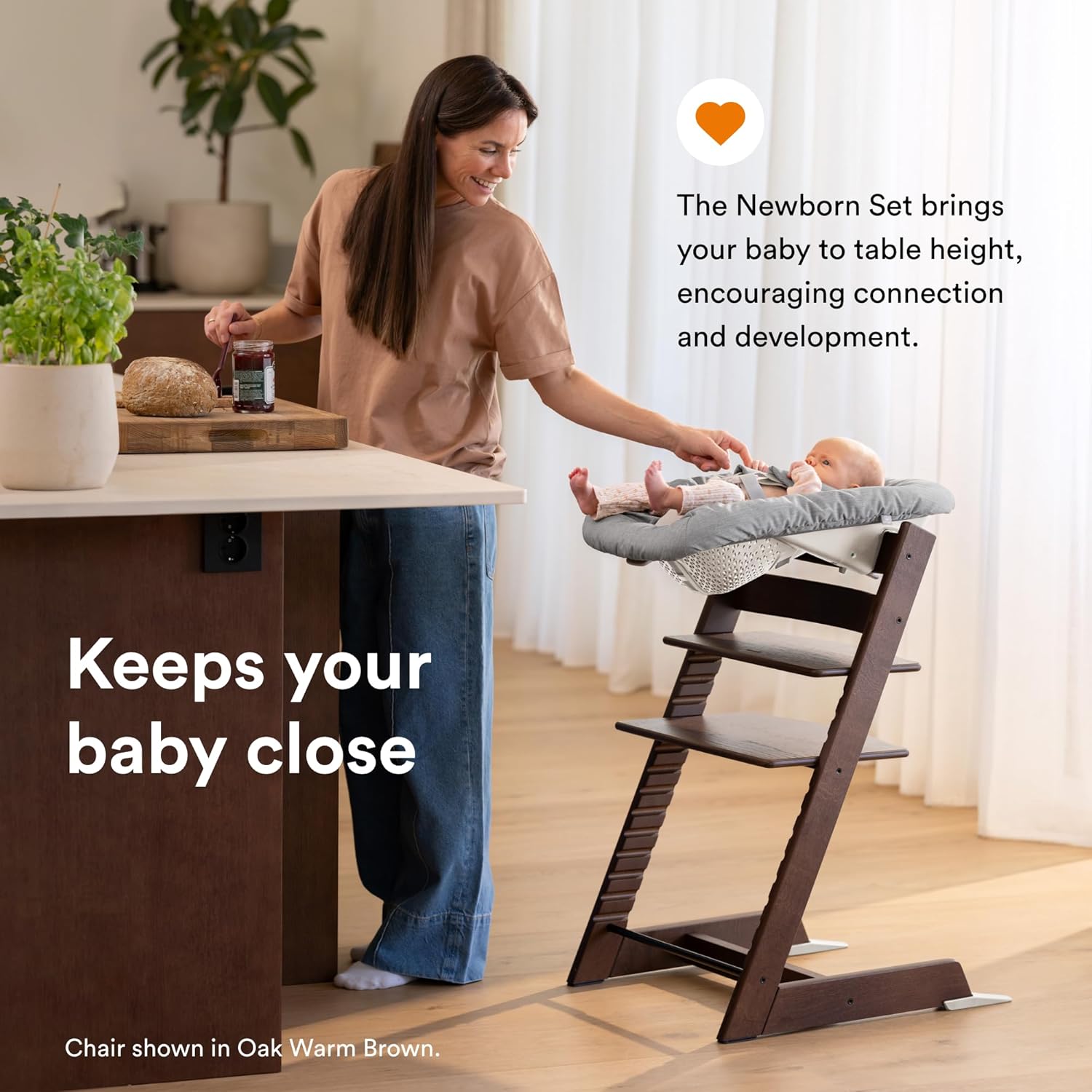 Stokke Tripp Trapp Chair White Age- Newborn & Above