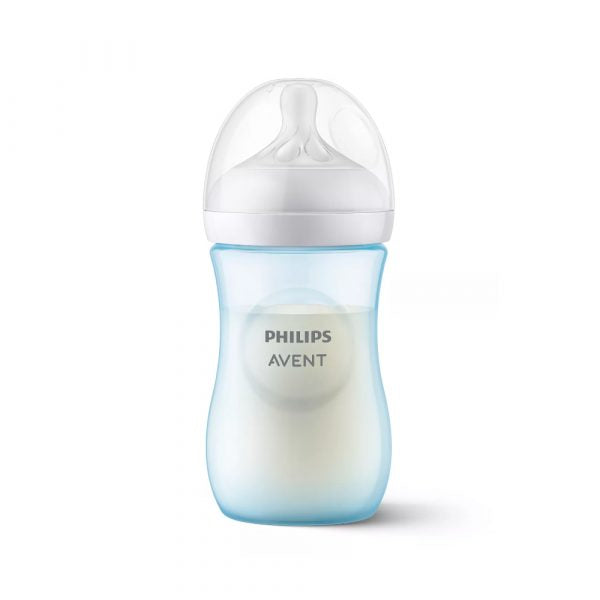 Philips Avent Natural Response Baby Bottle 260ml Blue 1m+