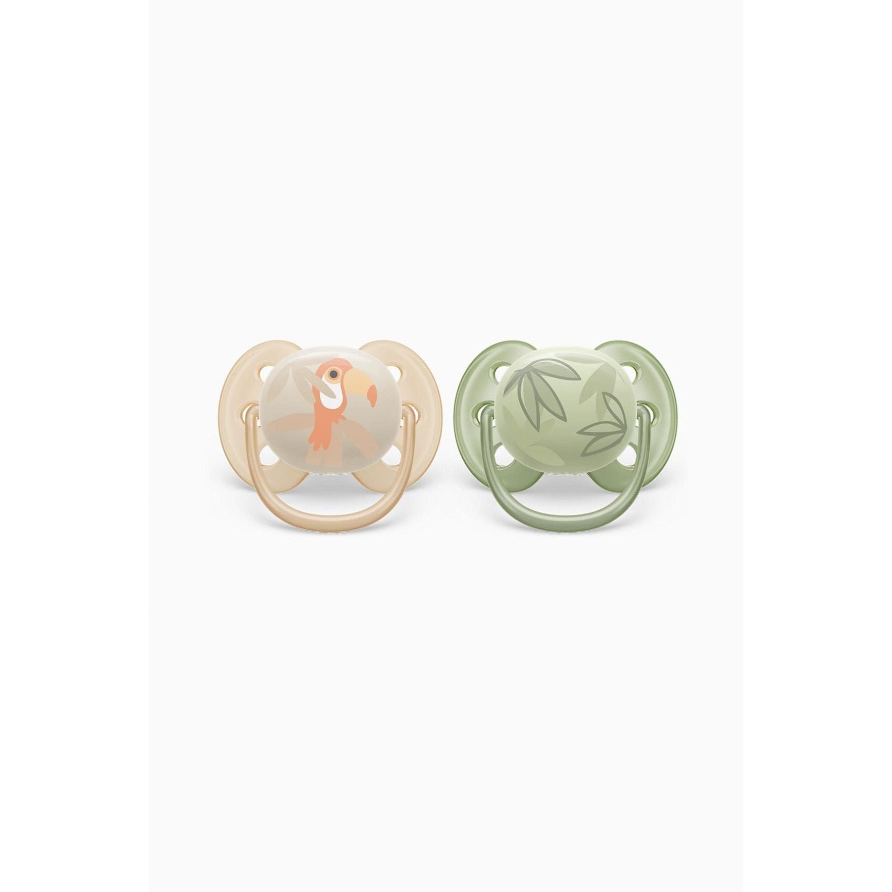 Philips Avent Ultra Air Pacifier, Orthodontic and BPA-Free, with Extra Ventilation Holes, 0-6 Months  2-Pack
