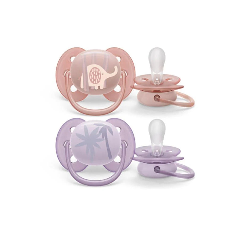 Philips Avent Ultra Soft Pacifier 0-6 Months SCF091/09  2-Pack