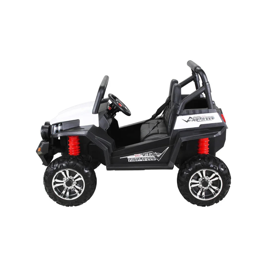 Scorpio Xux 12V 4 x4 Battery Operated Ride On Jeep with Remote Control White without back light  Age- 3 Years & Above