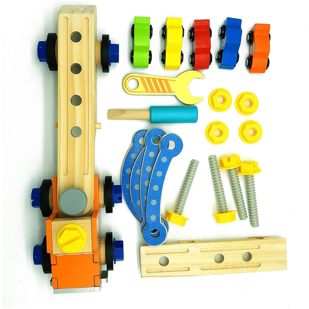Acool Toys Building Race Car Carrier Multicolor  Age- 3 Years & Above