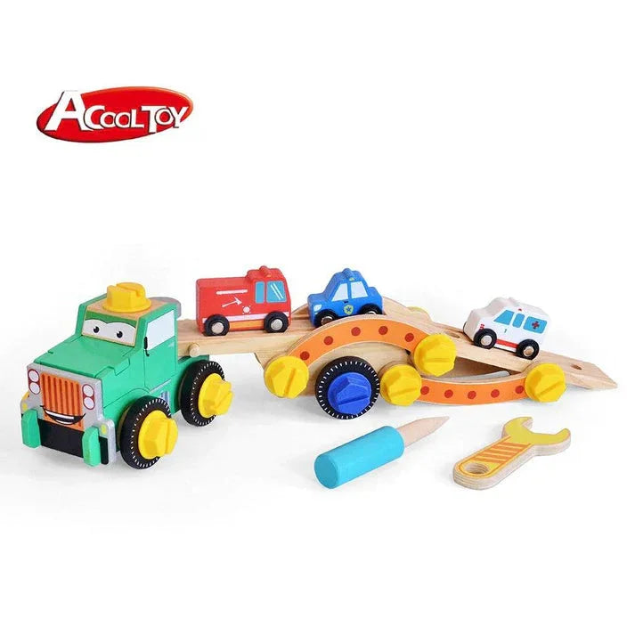 Acool Toys Building Rescue Car Carrier Multicolor Age- 3 Years & Above ...