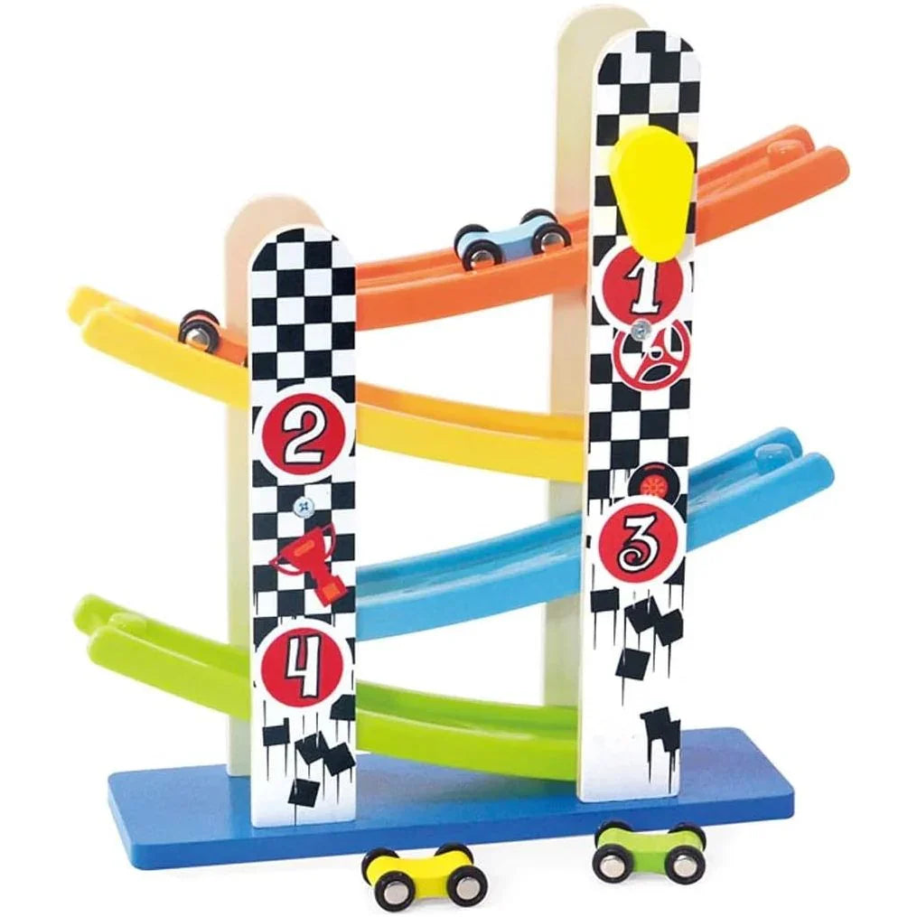 Acool Toys Kids Car Ramp with 4 Mini Cars Multicolor Age- 2 Years ...