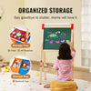 Acool Toys Wooden 3-in-1 Kids Magnetic & Drawing Easel with Accessories AC7811A Age- 3 Years  & Above