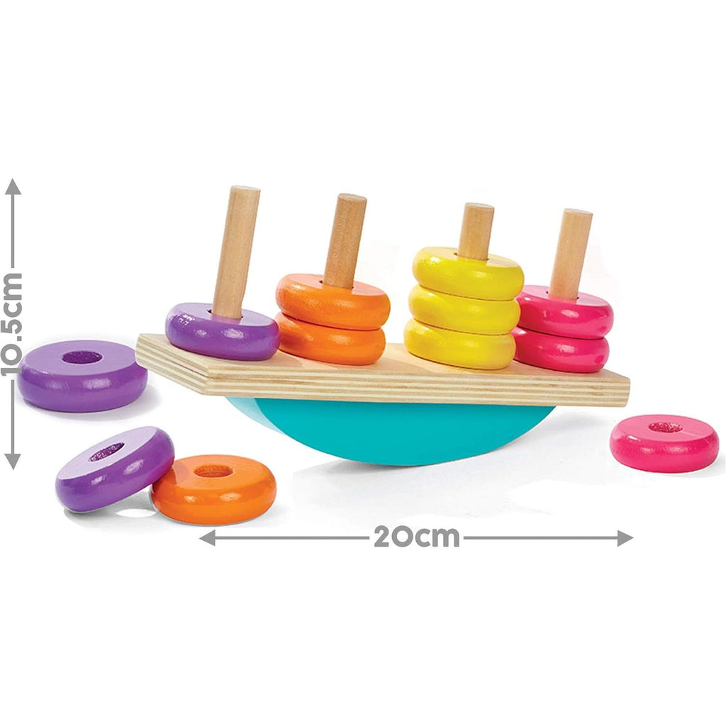 Acool Toys Wooden Elephant Toy Activity Trio Set Multicolor Age- 18 Months & Above