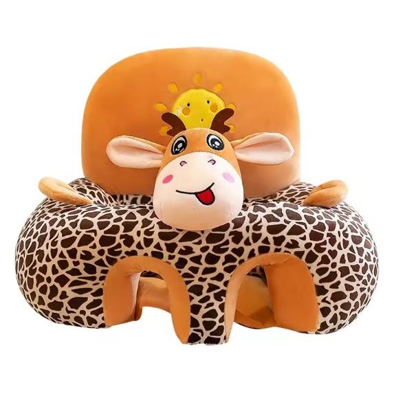 Akaa Cute & Supersoft  Deer Plush Sit Me Up Baby Support Sofa  Age- 6 Months & Above