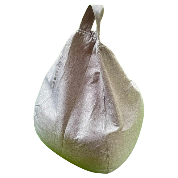Akaa  Kids Comfortable Bean Bag 70 x 50 Cm Grey Age- 4 Years & Above