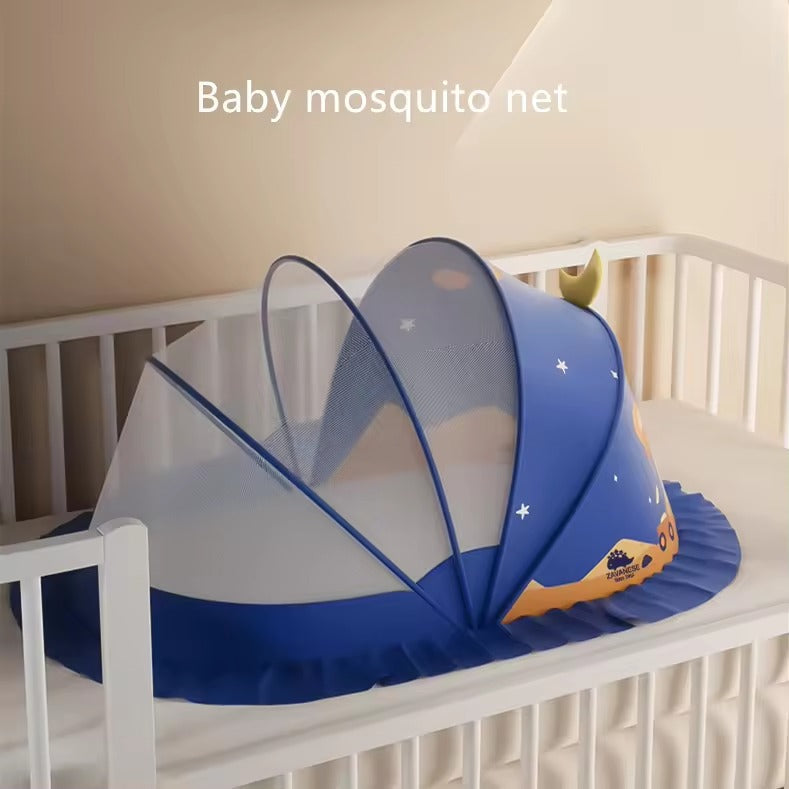 Akaa Portable Baby Mosquito Net Blue Age- Newborn & Above