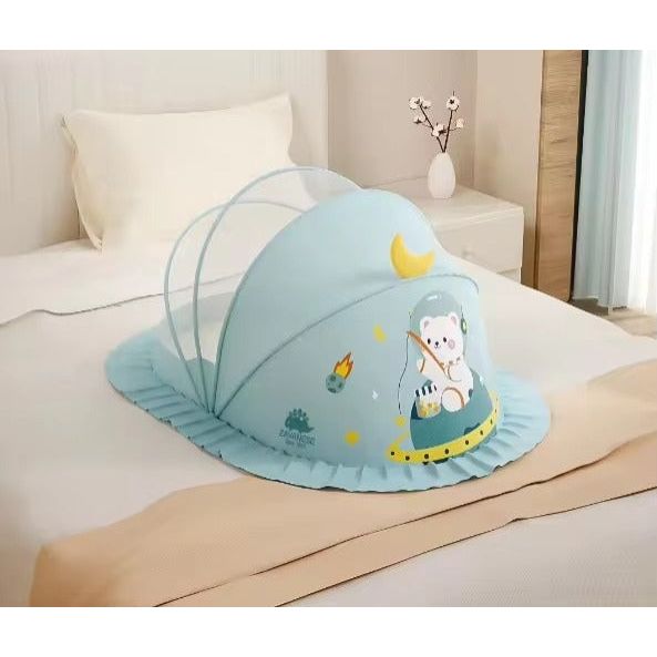 Akaa Portable Baby Mosquito Net Green Age- Newborn & Above