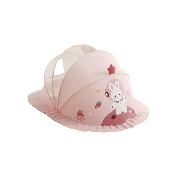 Akaa Portable Baby Mosquito Net Pink Age- Newborn & Above
