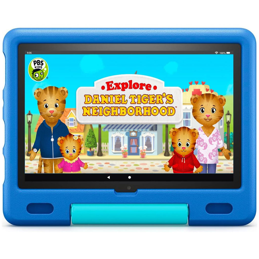 Amazon Fire HD 10'' Kids Tablet sky Blue Age- 6 Years & above Media 1 of 2