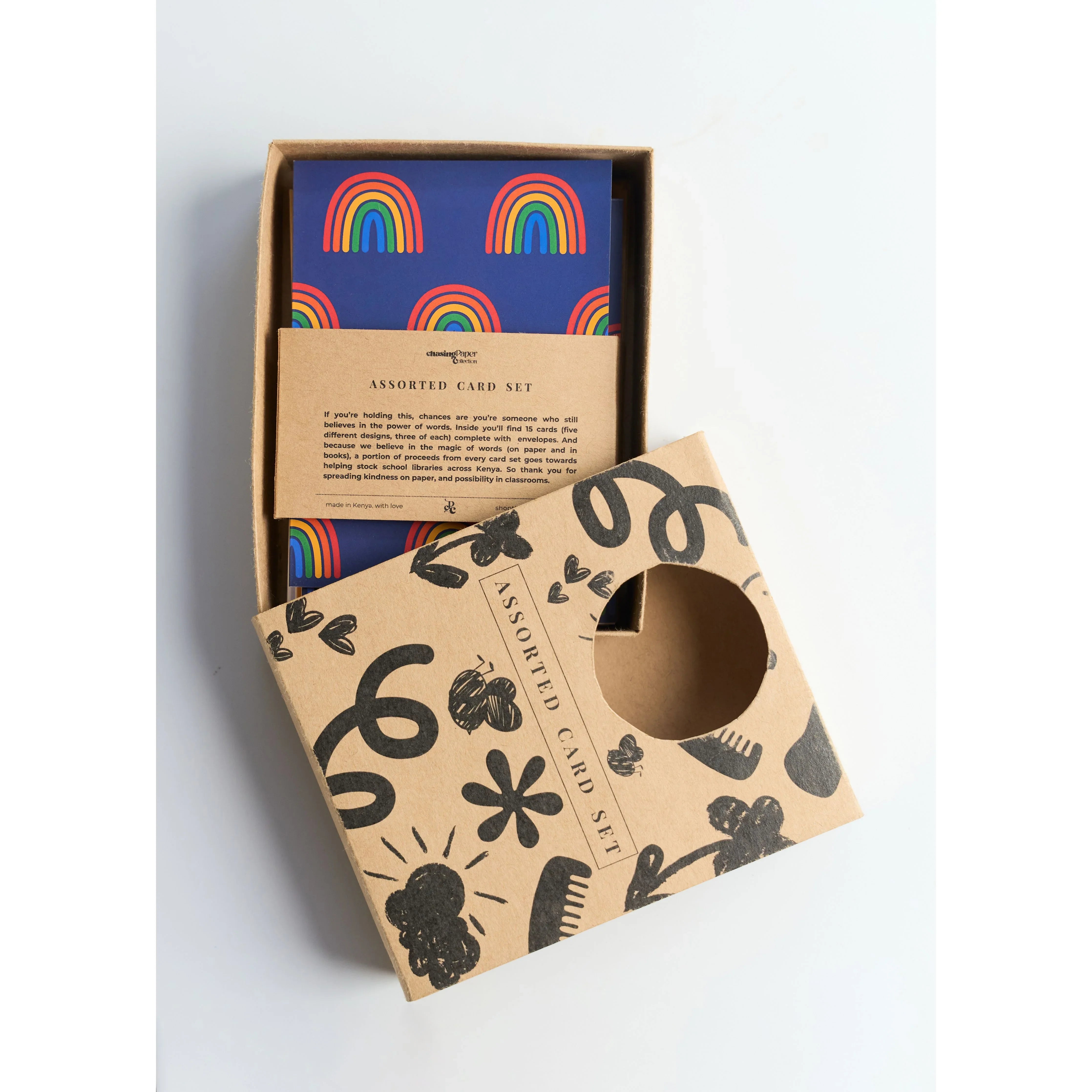 This Is Essential Greeting Cards Box Pack of 15 Cards Assorted (5 designs, 3 of each)