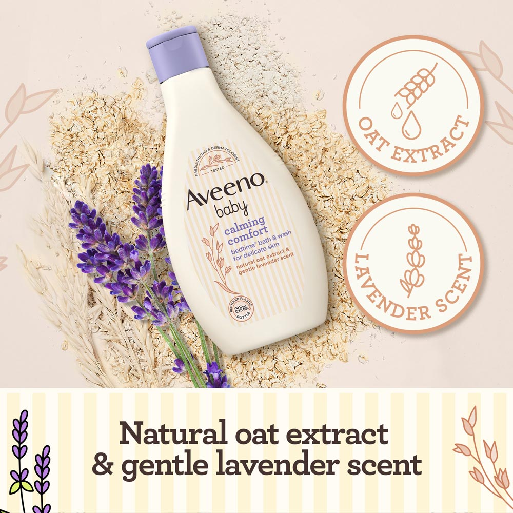 Aveeno Baby Calming Comfort™ Bedtime® Bath & Wash 250ml Age- Newborn & Above