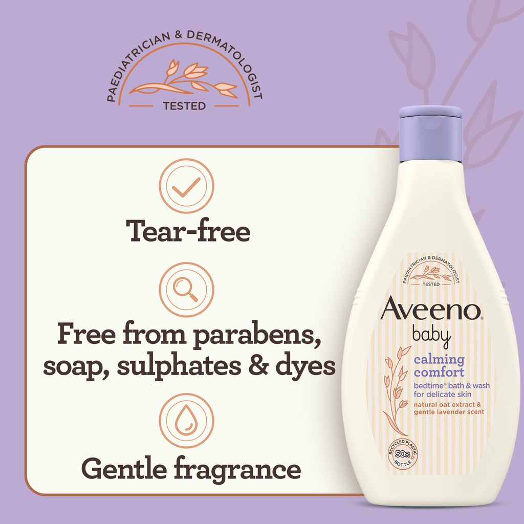 Aveeno Baby Calming Comfort™ Bedtime® Bath & Wash 250ml Age- Newborn & Above
