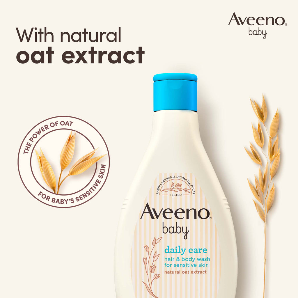 Aveeno Baby Daily Care Hair & Body Wash Wash For Sensitive Skin 400Ml