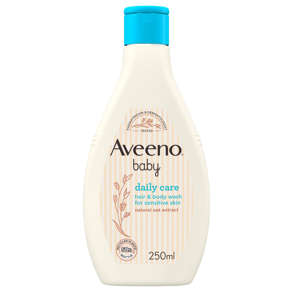 Aveeno Baby Daily Care Hair and Body Wash, 250 ml Age- Newborn & Above