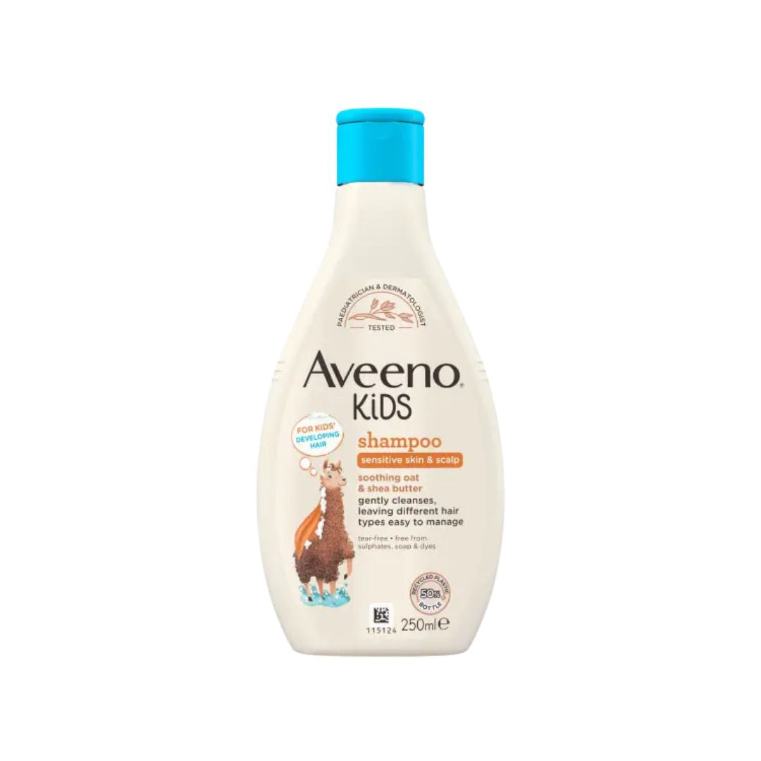 Aveeno Kids Shampoo with Soothing Oats & Shea Butter 250 Ml Age- 3 Years & Above