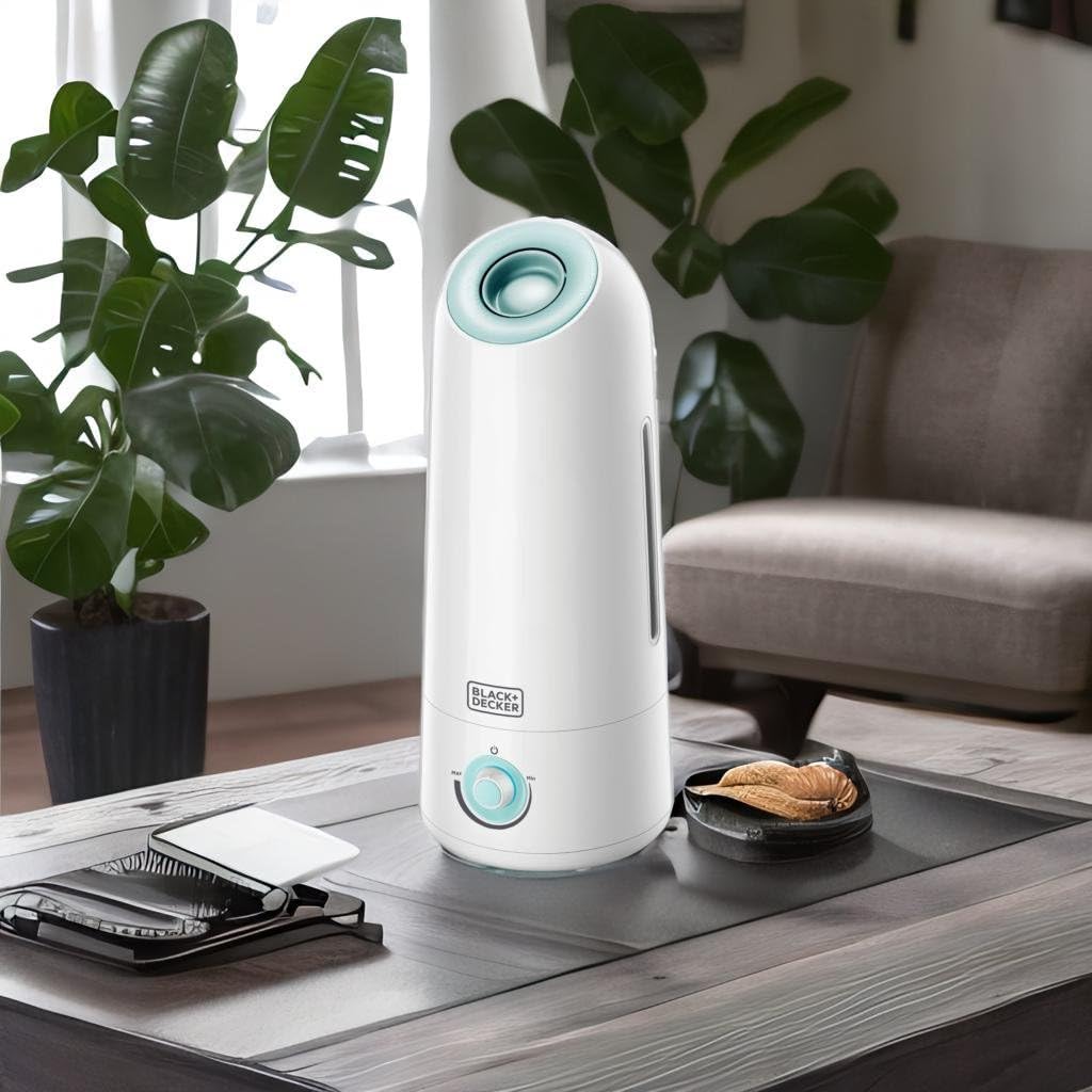 BLACK+DECKER HM5000-B5 5L Ultrasonic Humidifier 25W White