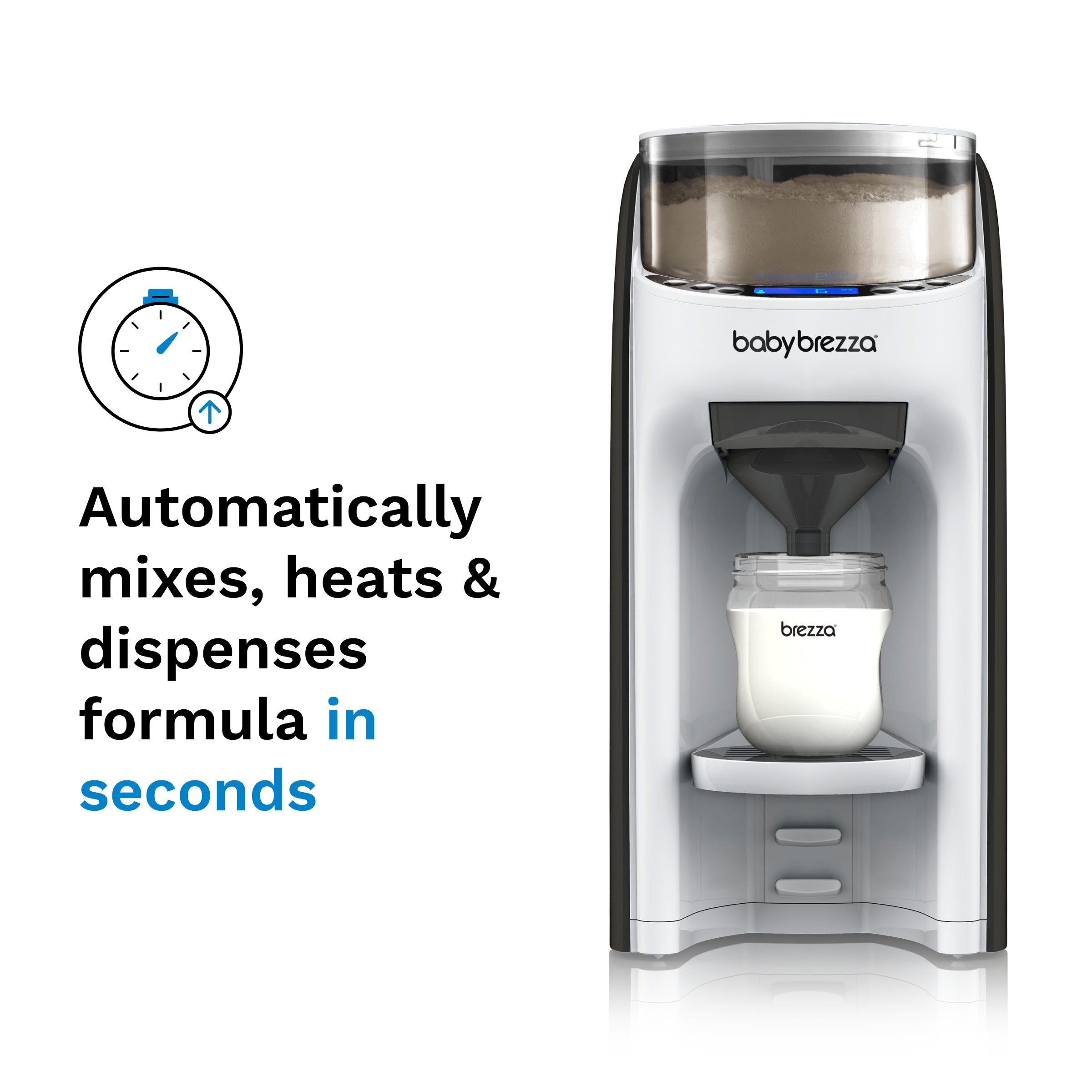 Baby Brezza - Formula Pro Advanced Formula Dispenser Machine White Age-Newborn & Above
