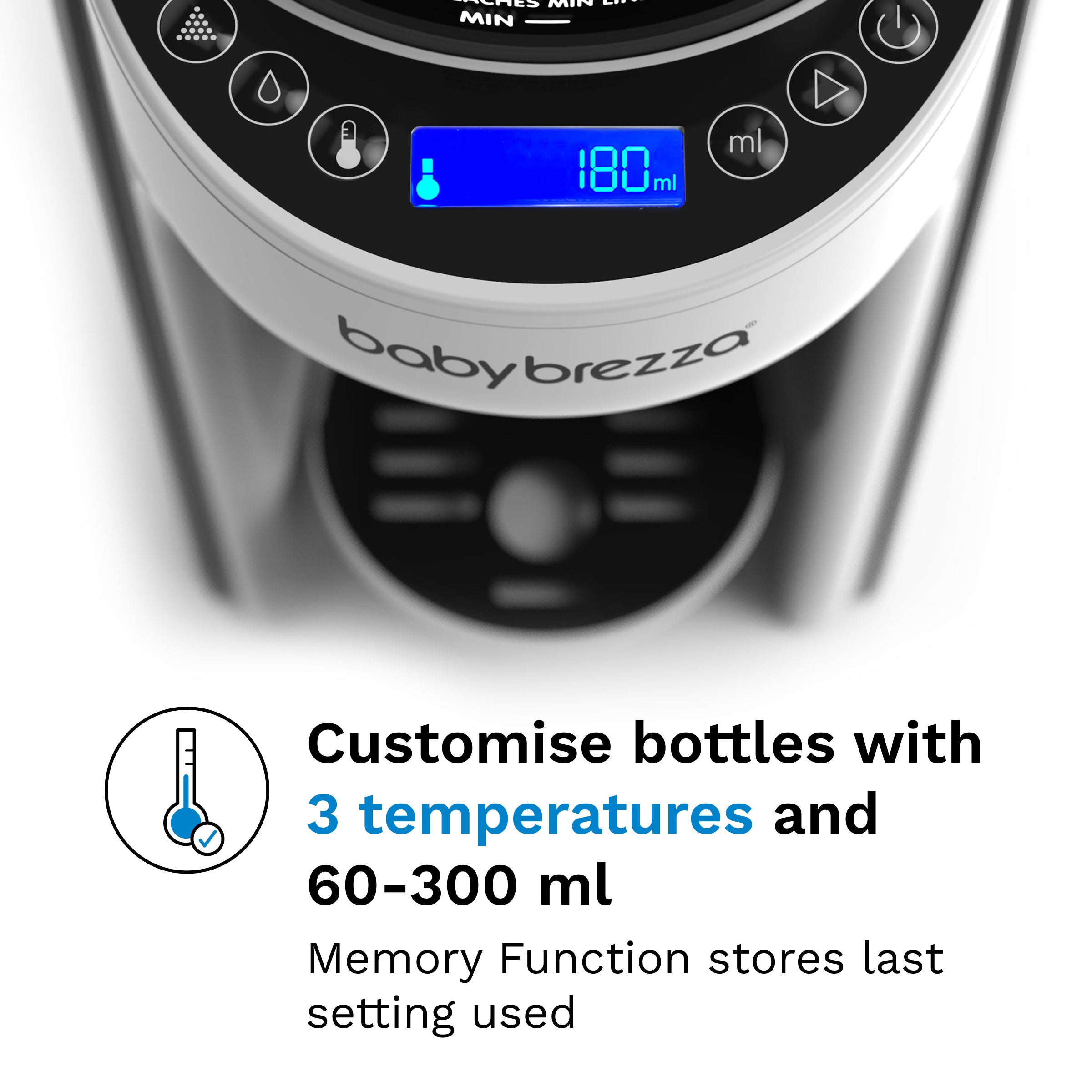 Baby Brezza - Formula Pro Advanced Formula Dispenser Machine White Age-Newborn & Above