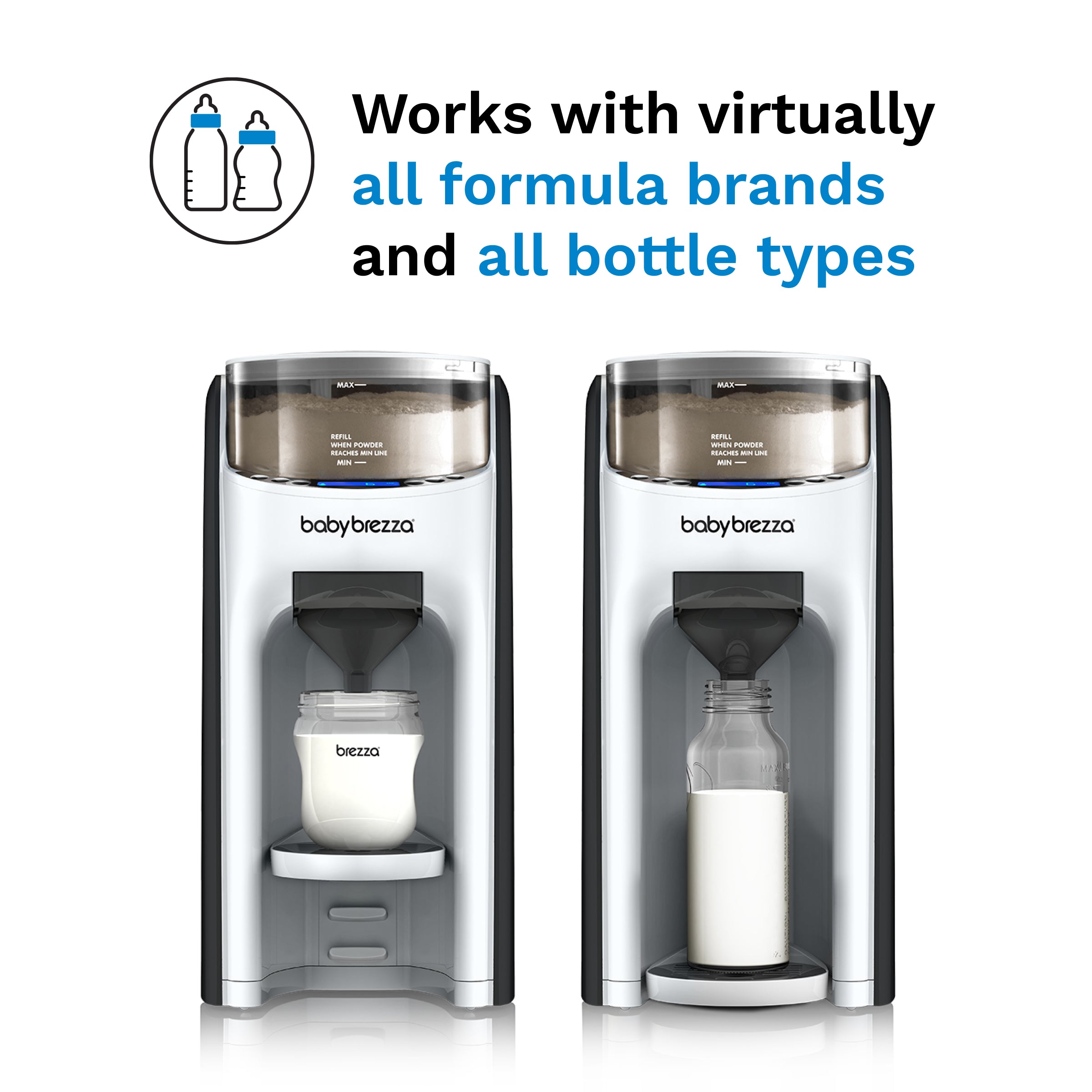 Baby Brezza - Formula Pro Advanced Formula Dispenser Machine White Age-Newborn & Above