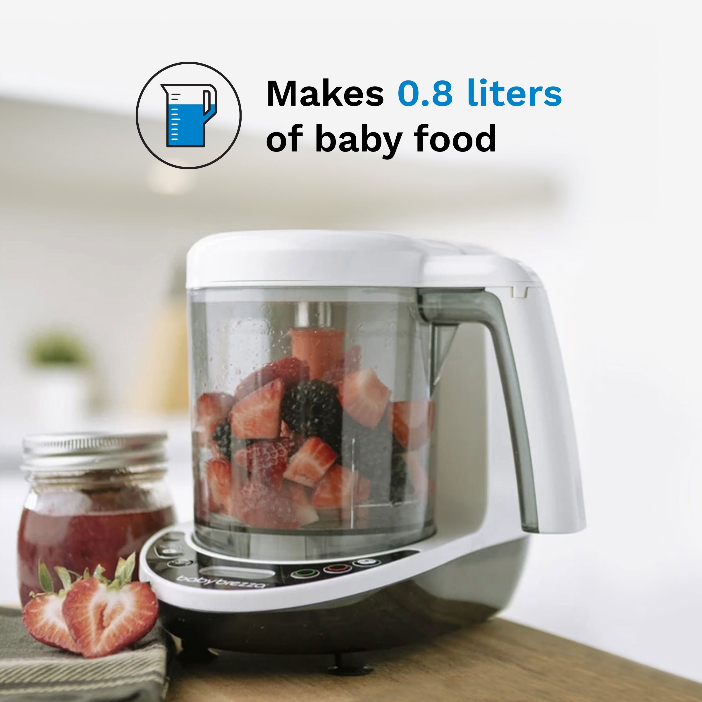 Baby Brezza Baby Brezza One Step Baby Food Maker Deluxe Age- 3 Months & Above