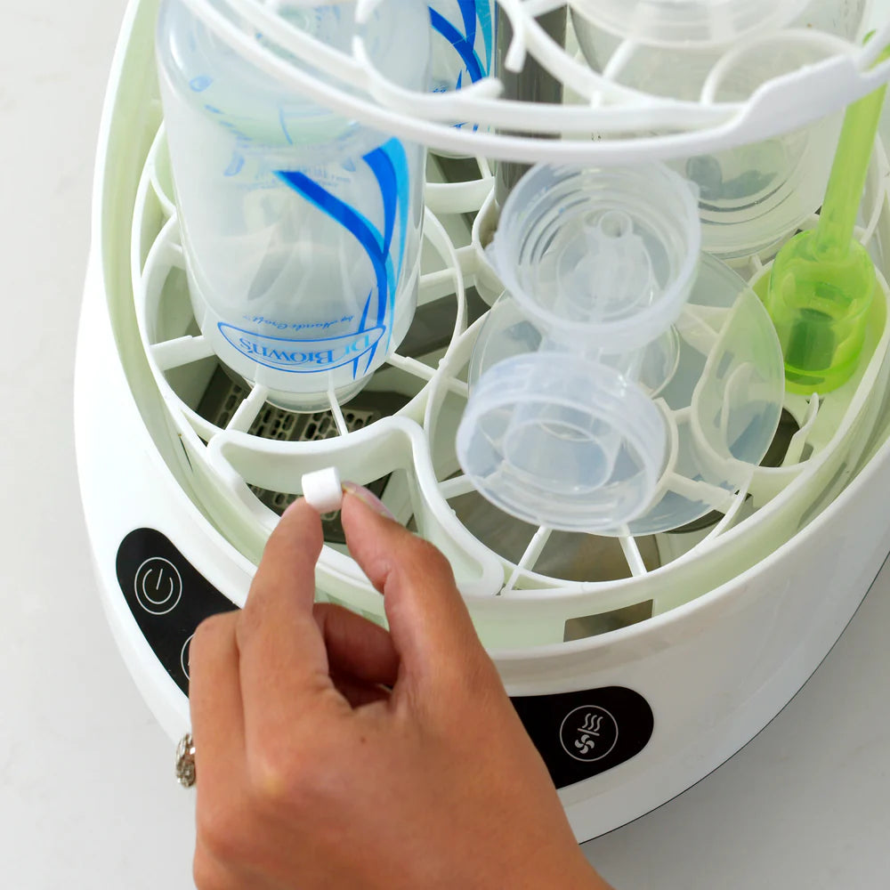 Baby Brezza Detergent Tablets for Bottle Washer Pro with 120 Tablets Age- Newborn & Above