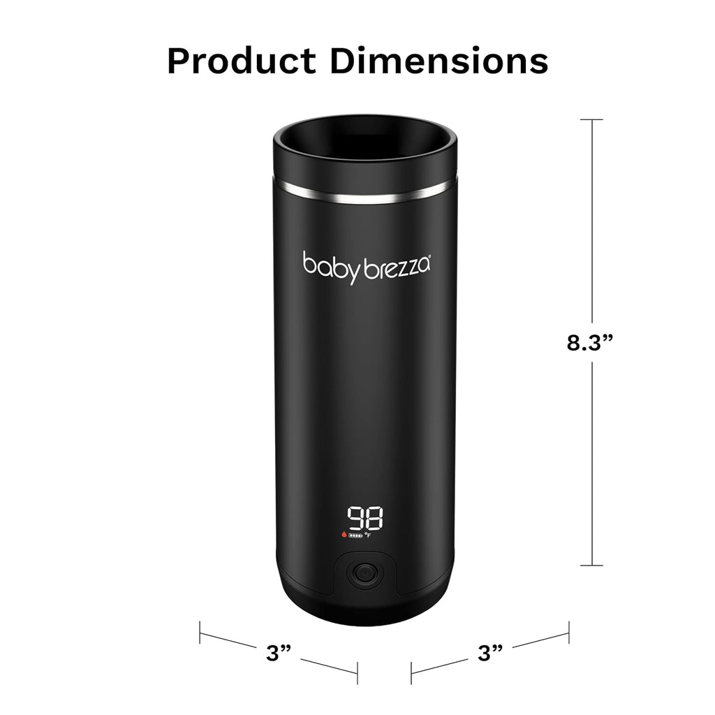 Baby Brezza Superfast Portable Bottle Warmer Black BRZ0179  Age- Newborn & Above