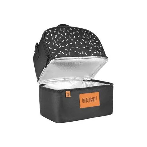 Badabulle Insulated Bag Pick & Go Lunch Feeding Bag Black Age-Newborn & Above