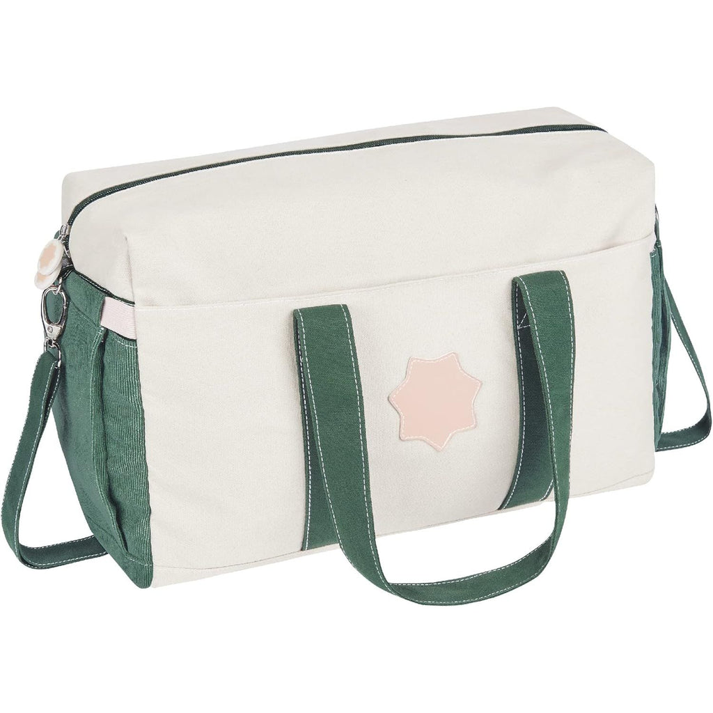 Badabulle Bowling Baby Changing Diaper Bag with Changing Mat, Pram Clips 
 Safari B043034