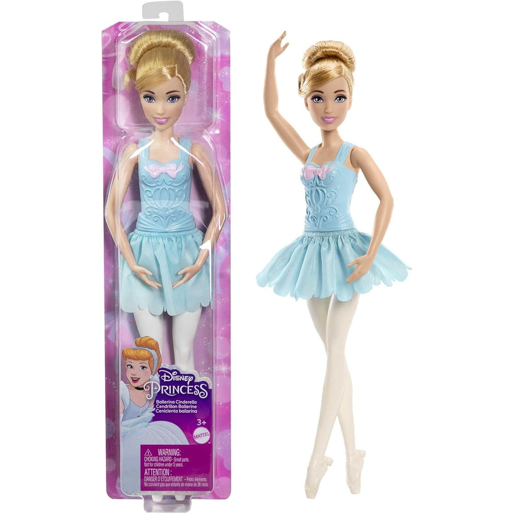 Barbie Disney Princess Ballerina Cinderella Doll Multicolor Age- 3 Years & Above