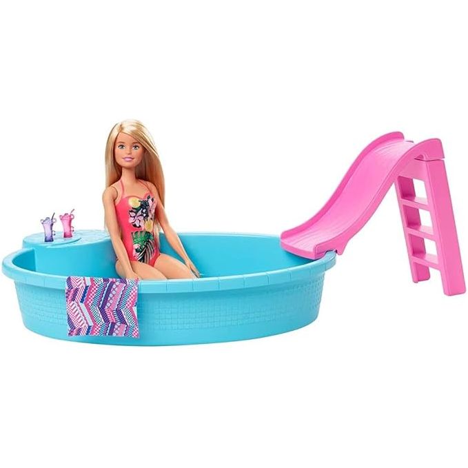 Barbie Doll & Pool Set Multicolor Age- 3 Years & Above