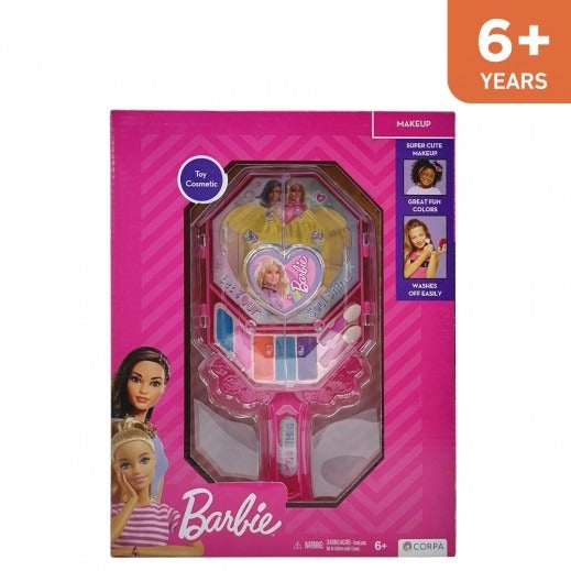 Barbie Hand Mirror With Cosmetics In A Box Age 6 Years Above Peekaboo