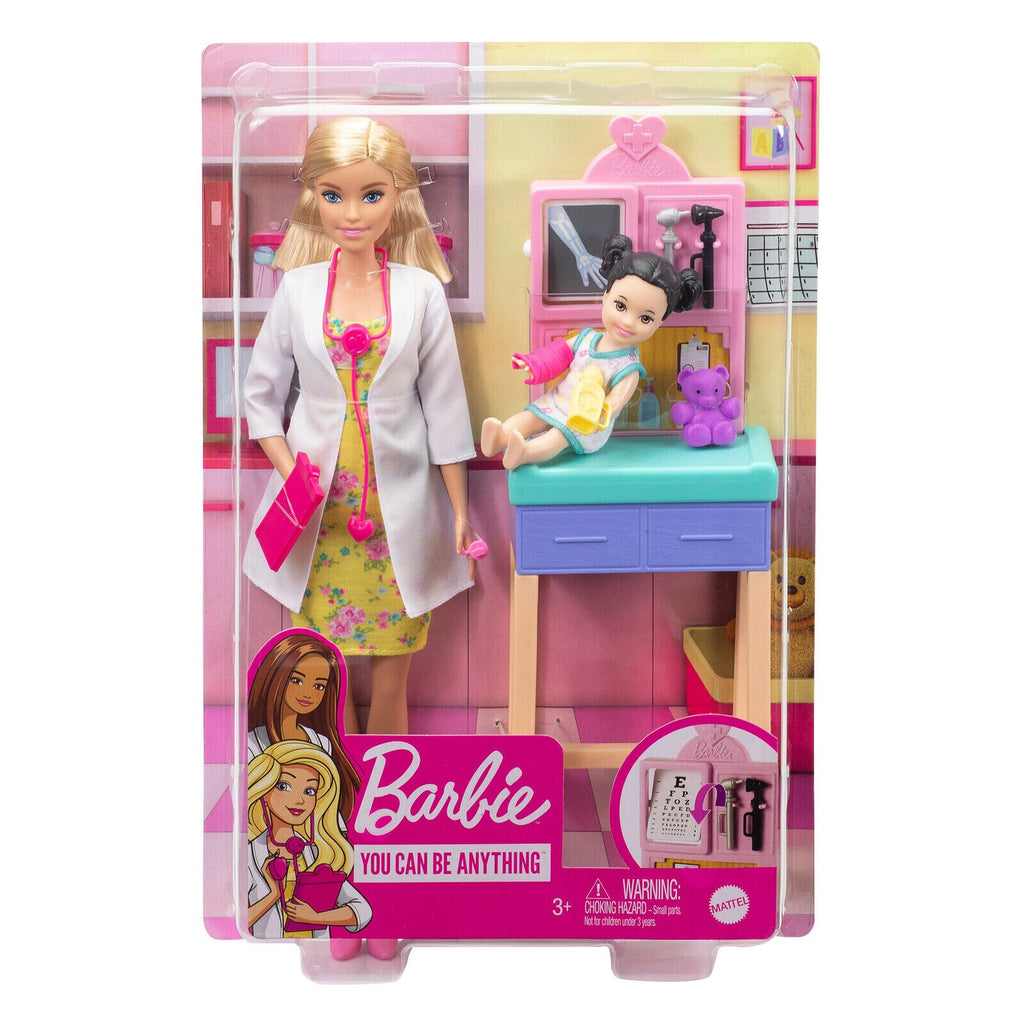 Barbie Pediatrician Doctor Playset Multicolor Age- 3 Years & Above