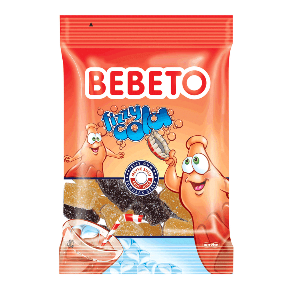 Bebeto Gummy Candy Fizzy Cola 18G Age- 3 Years & Above