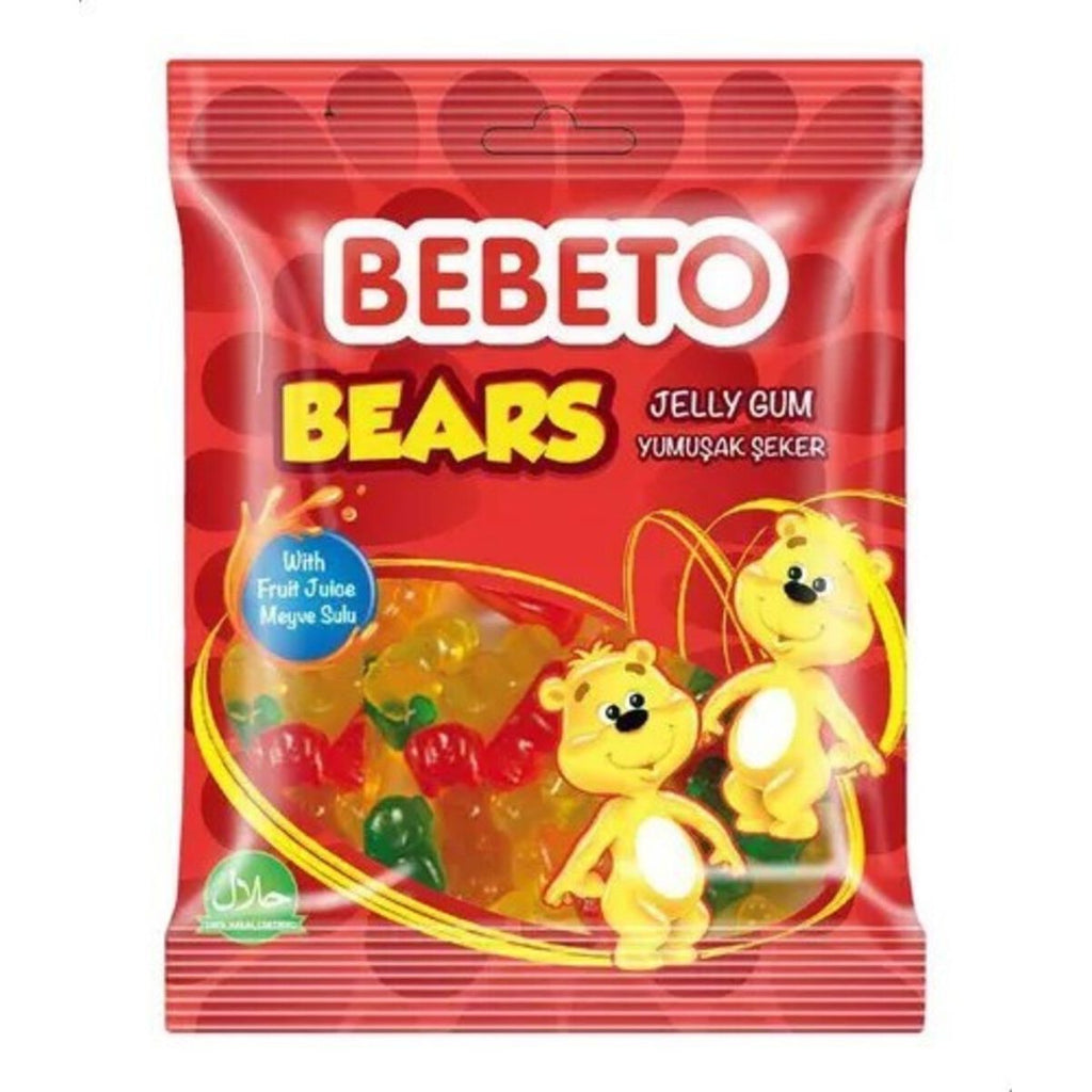 Bebeto Gummy Candy Funny Bears 80G  Age- 3 Years & Above