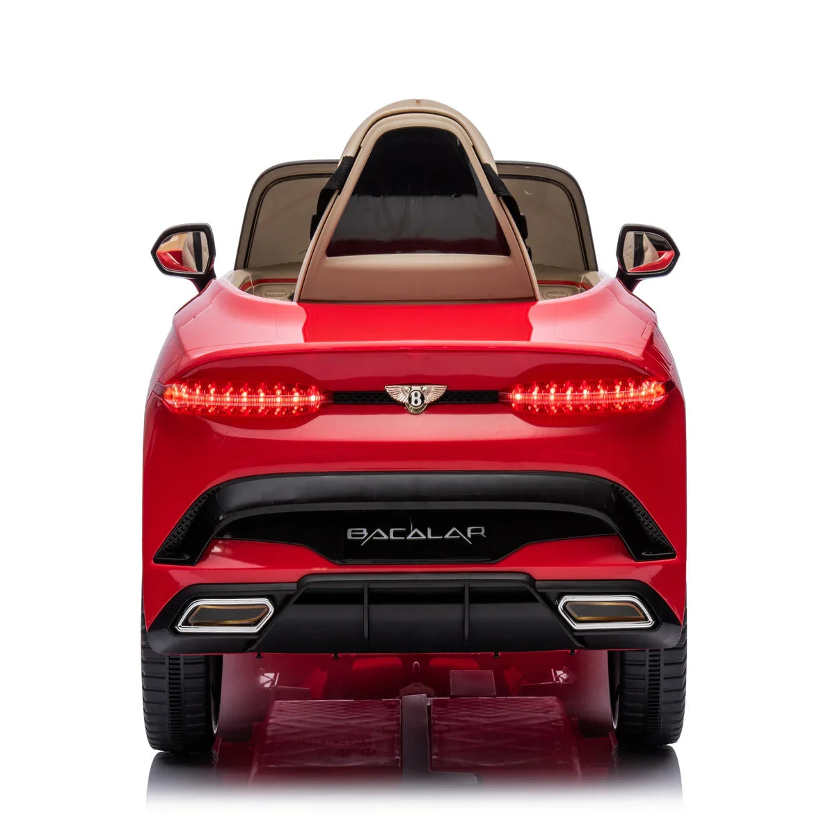 Bentley Bacalar 12V Electric Car Ride On Toy Red Age- 3 Years & Above
